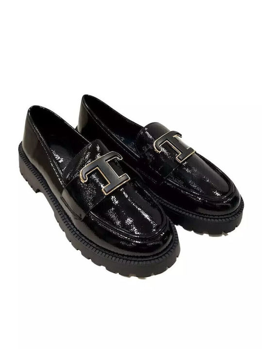 Дамски Loafers в Черен Цвят