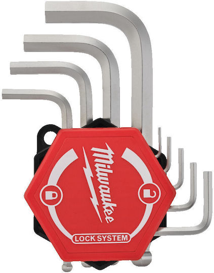 Milwaukee Set 9 Allen Wrenches L-Shaped