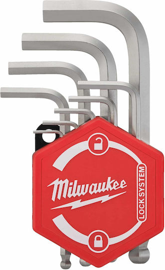 Milwaukee Set 9 Allen Wrenches L-Shaped