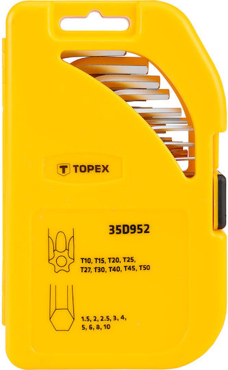 Topex Σετ 18 Κλειδιά Allen