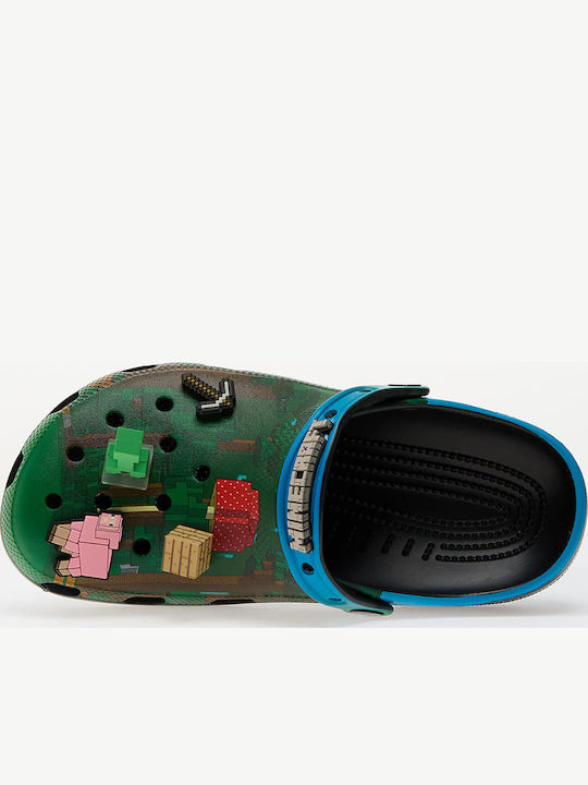 Crocs Minecraft Classic Clog Holzschuhe Grüne