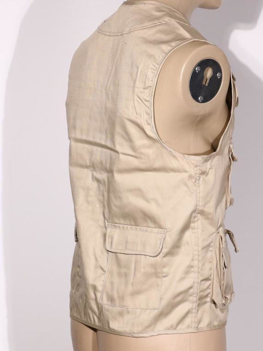 Fageo Men's Safety Vest Beige