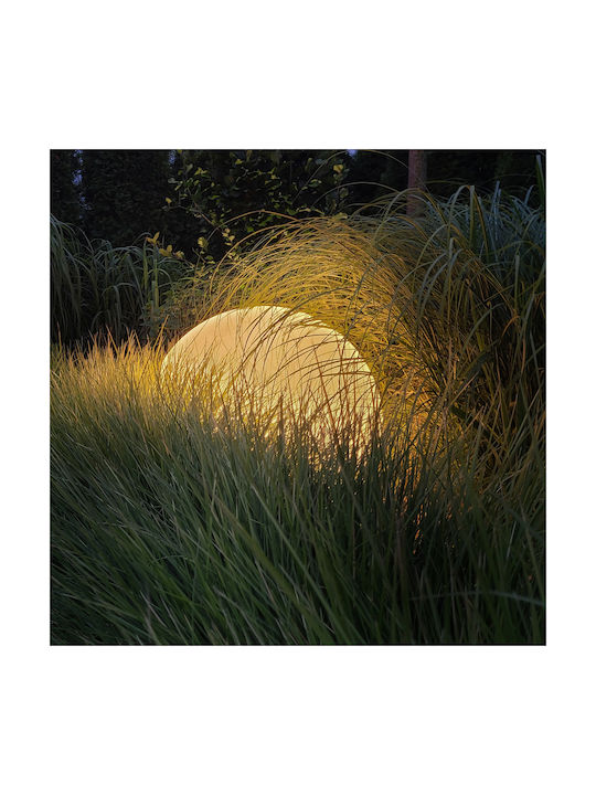 Eko Light Outdoor Floor Lamp Globe for E27 Socket IP44 White