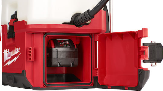 Milwaukee M18 BPFP-CST Pressure Sprayer 18V Solo Battery with Capacity 15lt in White color