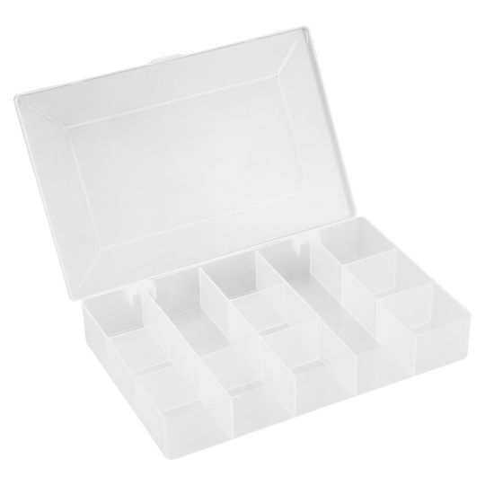 Topex Tool Compartment Organiser 12 Slot Transparent 22.6x15.4x3.7cm