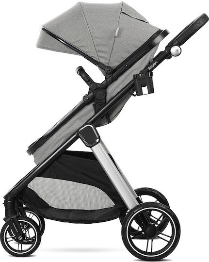 Lorelli Aspen Adjustable 2 in 1 Baby Stroller Suitable for Newborn Gray