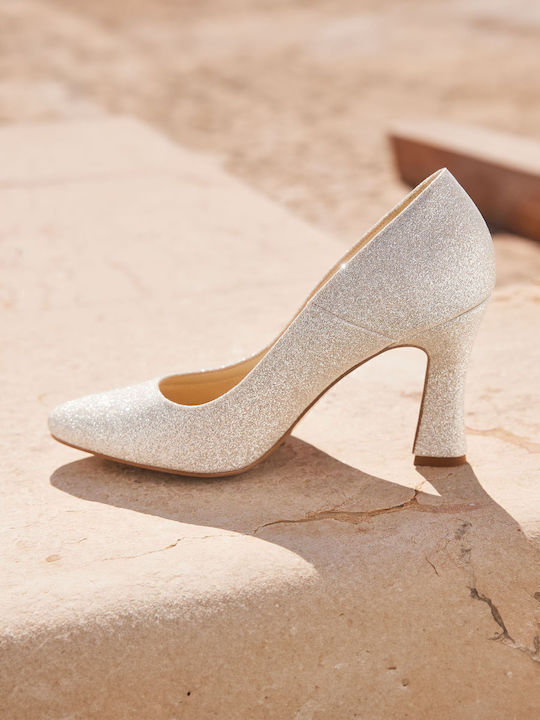 Silver High Heels Tabatha