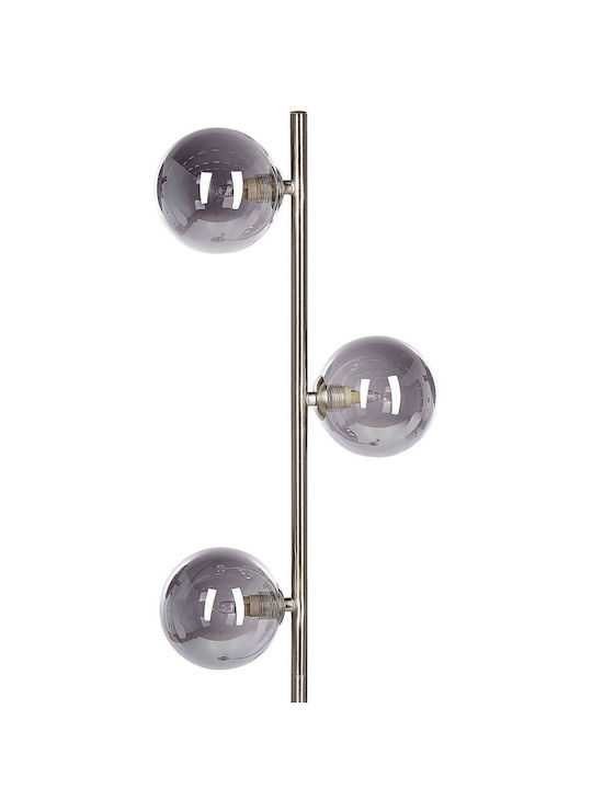 Beliani Floor Lamp Silver