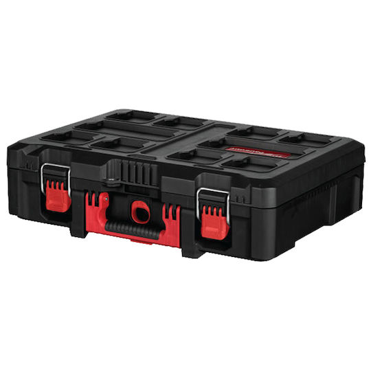 Milwaukee Cu roți Plastic Căruță 3 Secțiuni cu Geantă de scule L56xA41xÎ88cm PackOut