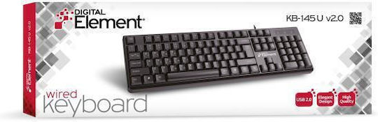 Element KB-145U v2.0 Keyboard Only International English