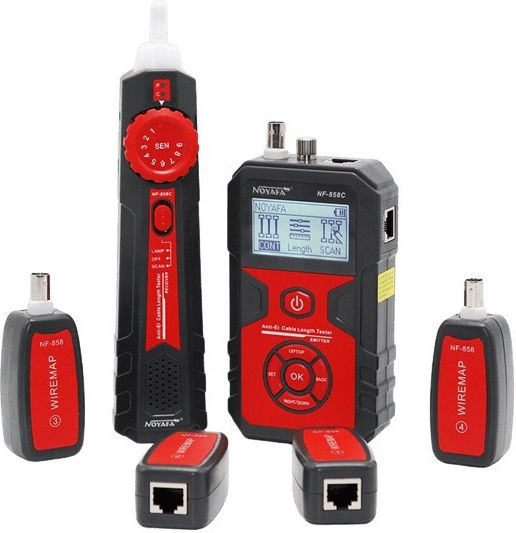 Noyafa NF-858C Tester Καλωδίων Δικτύου RJ45 / RJ11 / BNC
