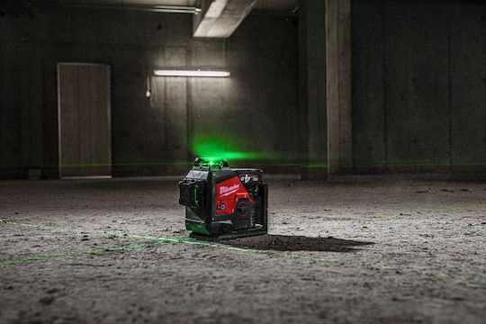 Milwaukee M12 3plkit401p Self-Leveling Rotary Laser Level Green Beam 12V