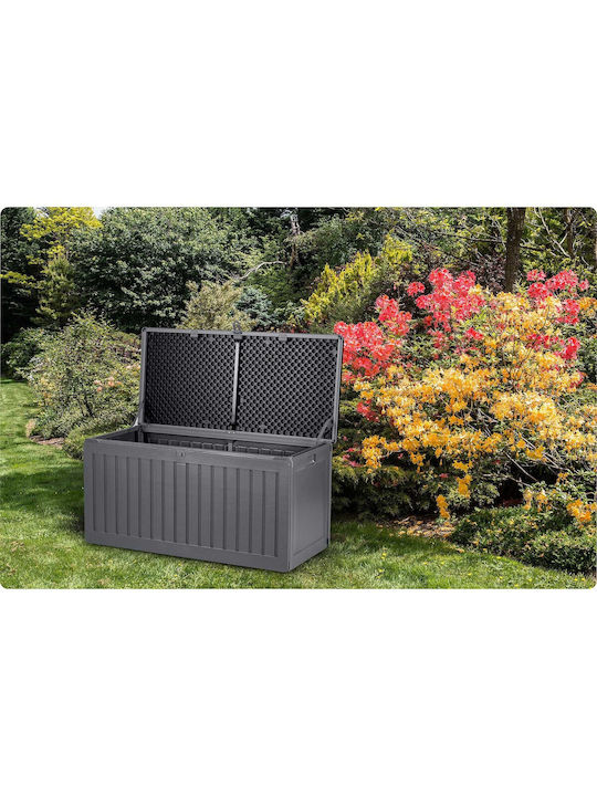 Plonos Außenlagerbox Kunststoff 270Es Gray L109xB51xH55cm