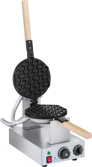 Royal Catering RCWM 1400 B Επαγγελματική Βαφλιέρα Μονή για Βάφλες σε Σχήμα Bubble