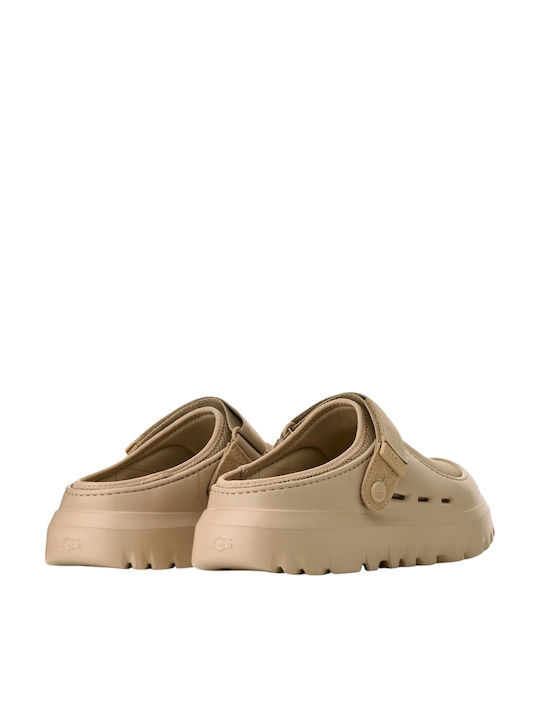 UGG Saboti Din Piele Pentru Bărbați Bej