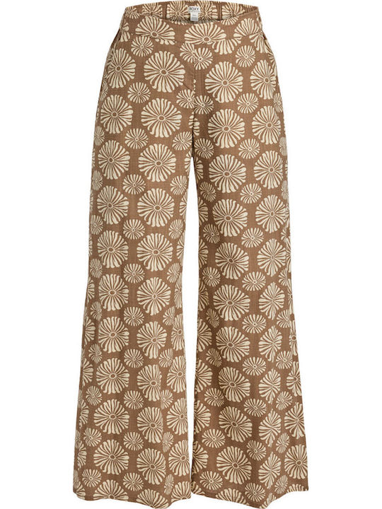 Avenue Women's Fabric Trousers Floral Portobella Tropical Tile