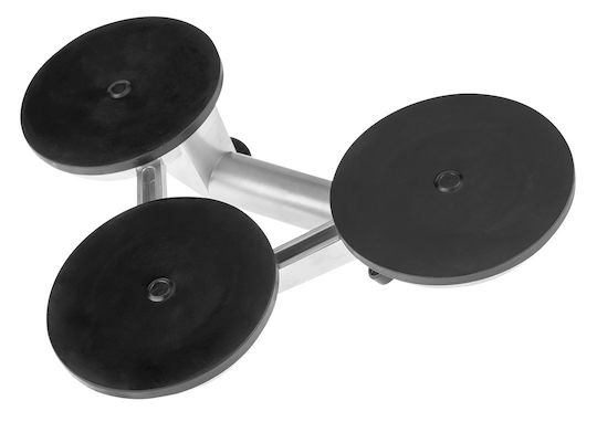 Neo Tools Τριπλή Βεντούζα Αλουμινίου Διαμέτρου 120mm με Ικανότητα Συγκράτησης 150kg