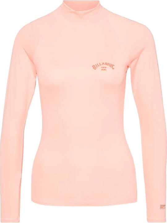 Billabong Tropic Surf UPF 50+ Frauen Langärmliges Sonnenschutzshirt Rosa