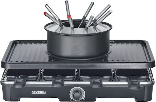 Severin Επιτραπέζια Ηλεκτρική Ψησταριά Raclette Λείας Πλάκας 1400W με Ρυθμιζόμενο Θερμοστάτη