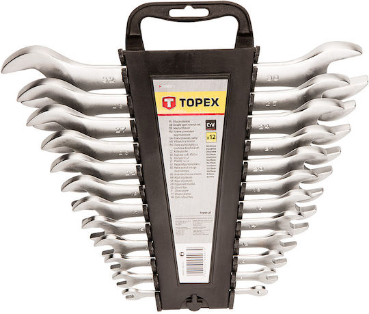Σετ Γερμανικών Κλειδιών Topex 6-32mm 12τμχ 35d657