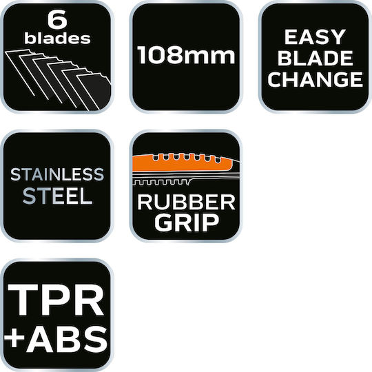 Neo Tools Scraper Tool with Handle Suitable for Colours
