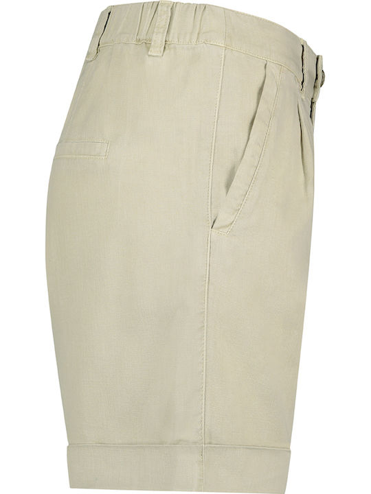 Women's Bermuda Shorts Linen Red