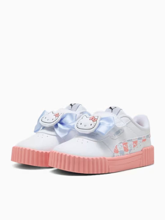CARINA 3.0 Παιδικά Sneakers με Σκρατς Λευκά