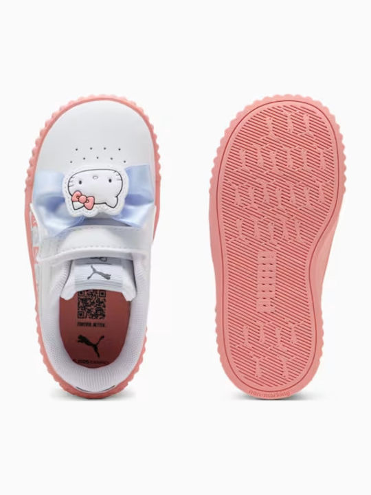 CARINA 3.0 Παιδικά Sneakers με Σκρατς Λευκά