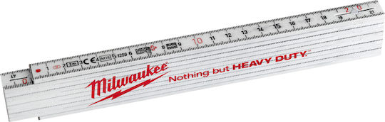 Milwaukee 4932459301 Plastic Folding Ruler 2m