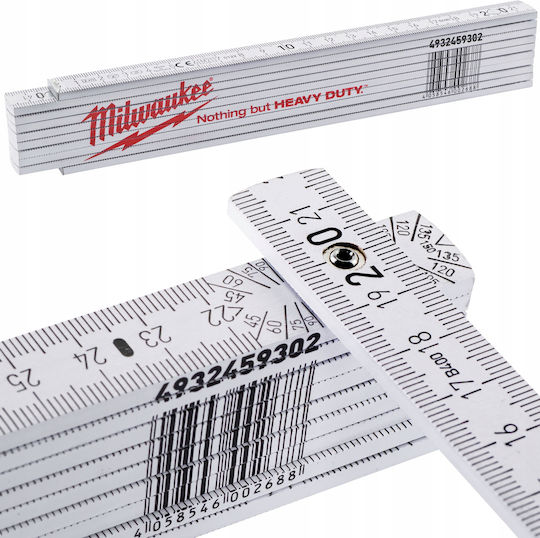 Milwaukee 4932459302 Ξύλινο Σπαστό Μέτρο 2m