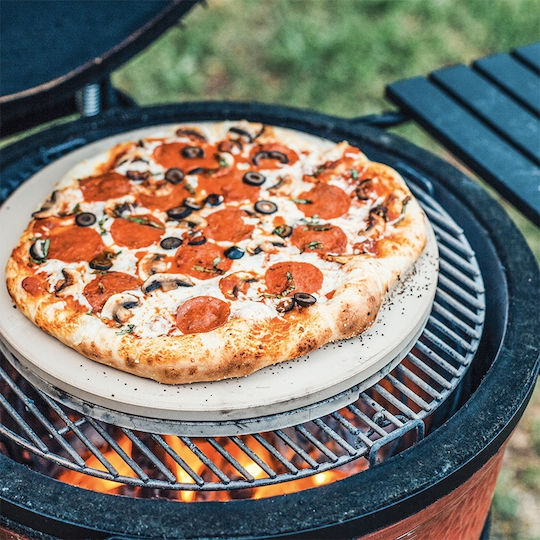 Kamado Joe Baking Plate Pizza Double Sided with Ceramic Flat Surface 37.8cm