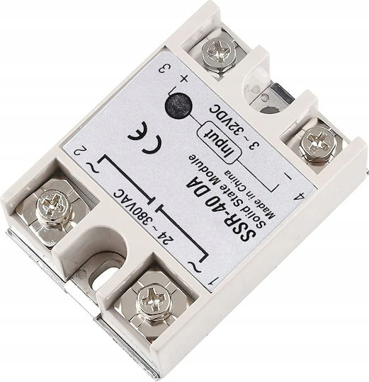 Παλμικός Ημιαγωγός Ssr-40 Da 40a 24-380vac Led