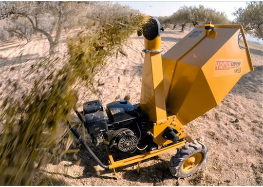 Yamastik Yamachipper Astschredder Benzin mit Motor Loncin Boden