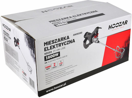 Hoozar AW08380 Ηλεκτρικός Αναδευτήρας 1600W με Εξάρτημα Ανάδευσης