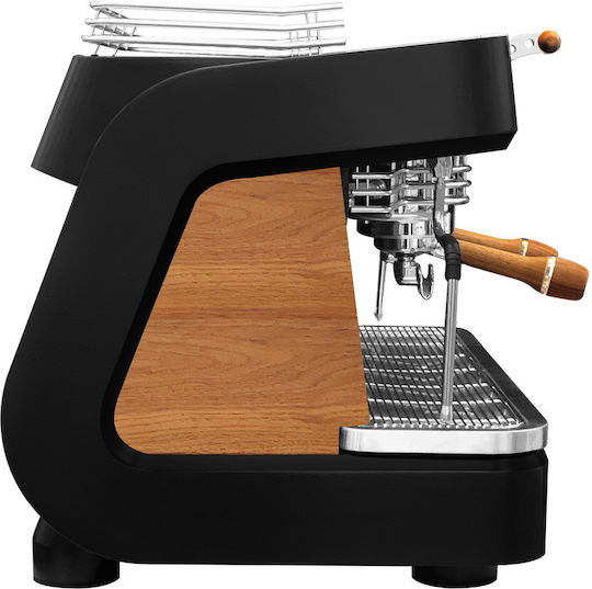Dalla Corte XT Lemn Mașină de Espresso Comercială cu 2 Grupuri LxWxH52.5cm