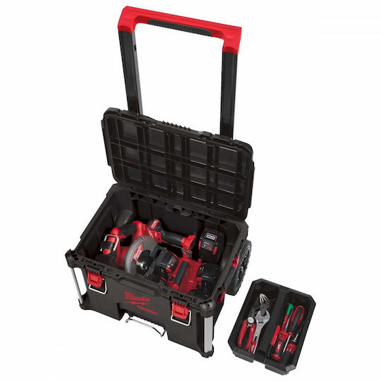 Milwaukee Packout Tool Storage Plastic Wheeled Box W56xD41xH48cm 4932464078