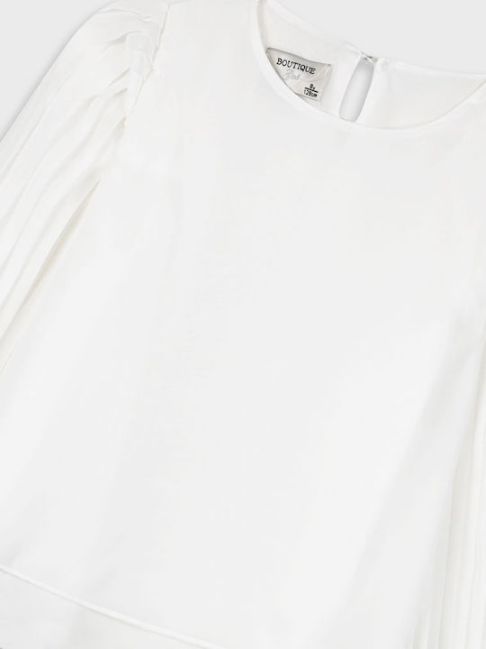 Kids' Tunic Long Sleeve Ecru