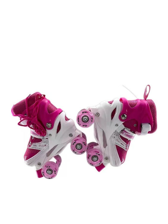 Grass & Co Quad / Inline Αυξομειούμενα Rollers Ροζ Παιδικά Grass & Co Quad / Inline Αυξομειούμενα Rollers Ροζ Παιδικά