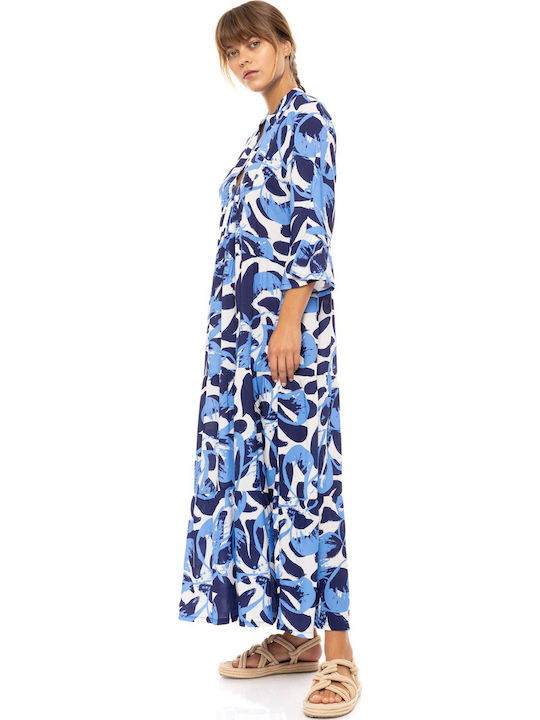 Beachwear Long Abstract Floral Type B572 B572-type Type