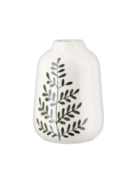 ArteLibre Διακοσμητικό Βάζο Κεραμικό Μπεζ Φ13xΥ18cm