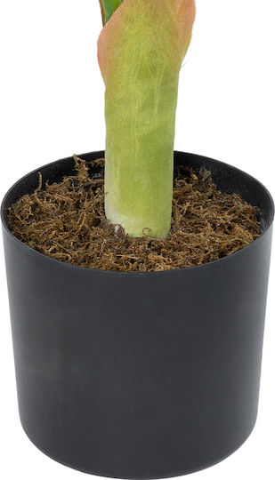 Globostar Artificial Garden Monstera Plant 20937 Διακοσμητικό Φυτό Μονστέρα Φ90 X Υ80cm