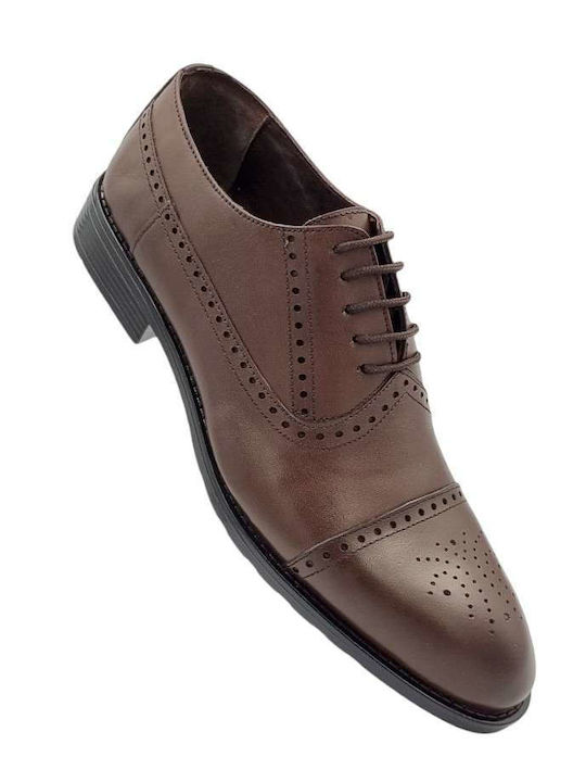 Men's Leather Oxfords Tabac Brown