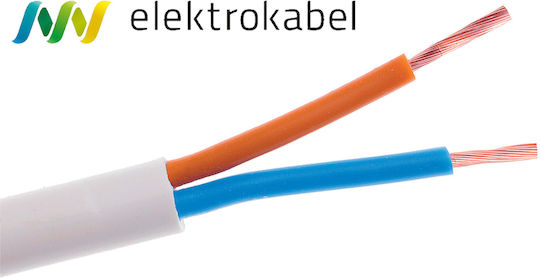 Flat Cable H03VVH2-F Omyp 2x1 White 100m