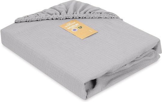 Matex Baby Sheet Crib Cotton Fitted White 70x140cm