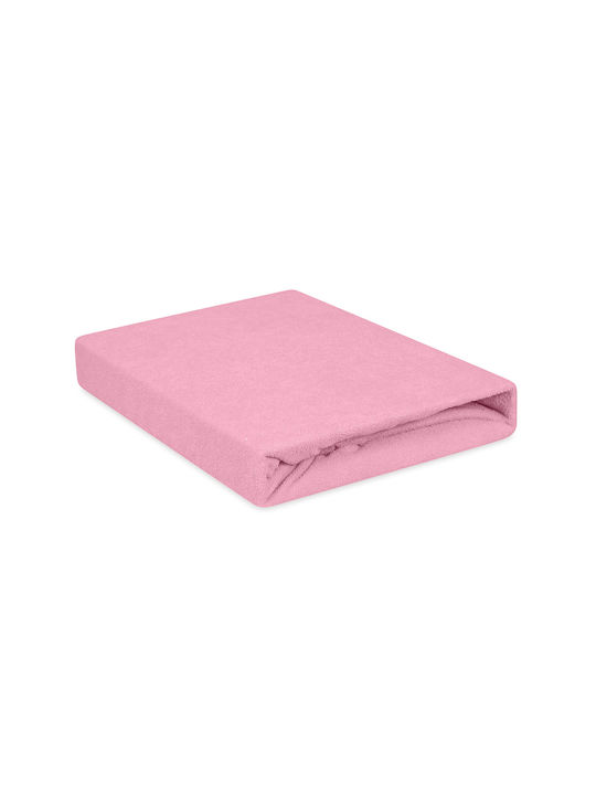 Matex Baby Bettlaken Für Krippe Baumwolle Angepasst Rosa 70x140cm