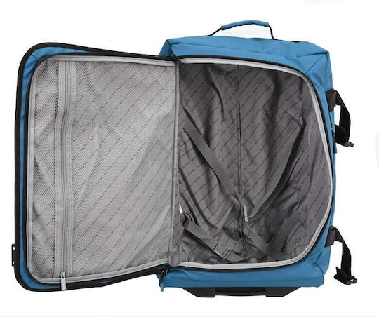 Nautica Σακ Βουαγιάζ 57lt Μπλε με Ρόδες Υφασμάτινο Μ38xΠ25.5xΥ59.5εκ.