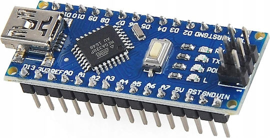 Μονάδα Nano 3.0 Atmega328 Ch340 Συμβατή Arduino