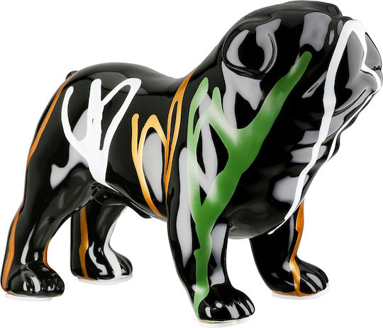 ArteLibre Decorativ Câine din Material Ceramic 22x10x16cm 1buc ArteLibre Decorativ Câine din Material Ceramic 22x10x16cm 1buc