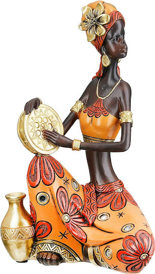 ArteLibre Dekorative Figur aus Polyresin Musikalisch 15x10x22cm 1Stück