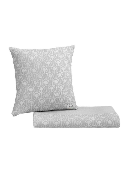 Madi Dominor Ριχτάρι Πολυθρόνας 170x180εκ. Grey